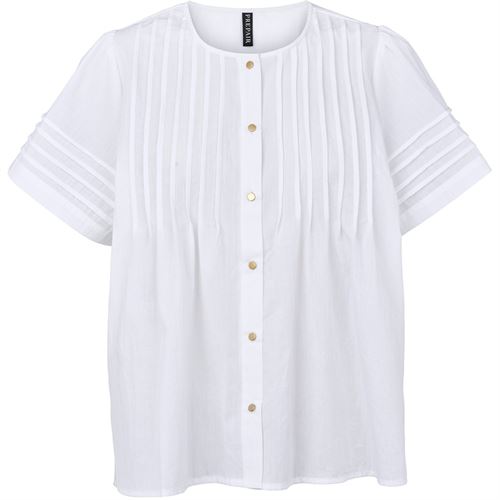PREPAIR BLUSE, DAHLIA BLOUSE, WHITE